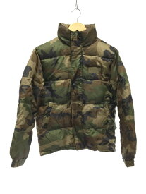 【中古】ALPHA INDUSTRIES◆ダウンジャケット/M/ポリエステル/GRN【メンズウェア】