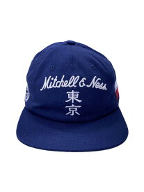 【中古】mitchell&ness◆キャップ/FREE/コットン/NVY/メンズ【服飾雑貨他】