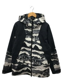 【中古】THE NORTH FACE◆スノバードトリクライメイトジャケット/L/ナイロン/ブラック/総柄/NS62310【メンズウェア】