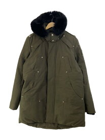 【中古】MOOSE KNUCKLES◆ダウンジャケット/アウター/フォックスファー/XL/コットン/KHK/20AU-MK4661MP【メンズウェア】