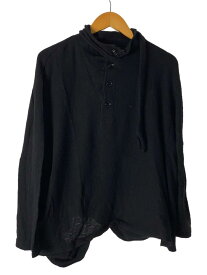 【中古】yohji yamamoto POUR HOMME◆タートルスカーフセーター/サイズ：3/ウール/ブラック/HR-T16-173/ヨウジヤマモトプールオム【メンズウェア】