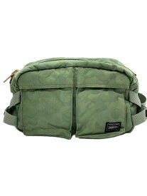 【中古】A BATHING APE◆A BATHING APE/PORTER/ウエストバッグ/ナイロン/GRN//【バッグ】