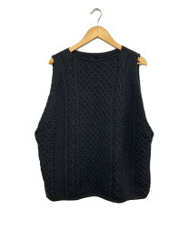 【中古】tac:tac◆2Way Knit Vest/FREE/ウール/BLK/TA93KE024【メンズウェア】