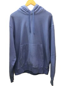 【中古】STUSSY◆PIGMENT DYED FLEECE HOODIE/パーカー/L/コットン/PUP【メンズウェア】