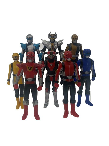 【中古】ソフビ/特命戦隊ゴーバスターズ/8点 まとめ売り/レジェンド戦隊ソフビシリーズ【ホビー】