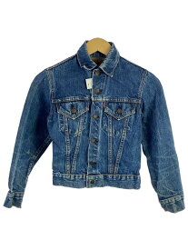 【中古】Levi’s◆Gジャン/--/コットン/IDG/70505/ビッグE/不均等V/使用感有【レディースウェア】