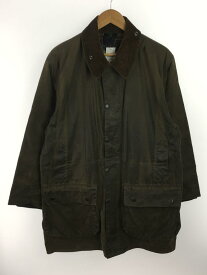 【中古】Barbour◆コート/--/コットン/KHK/無地【メンズウェア】