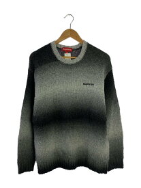 【中古】Supreme◆Gradient stripe sweater/ニット・セーター(厚手)/M/アクリル/GRY/総柄【メンズウェア】