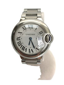 【中古】Cartier◆クォーツ腕時計/アナログ/ステンレス/W69010Z4/バロンブルー【服飾雑貨他】