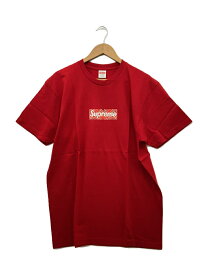 【中古】Supreme◆Tシャツ/L/コットン/RED【メンズウェア】