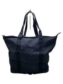 【中古】GUCCI◆パッカブルトートバッグ/キャンバス/BLK/総柄/152232【バッグ】