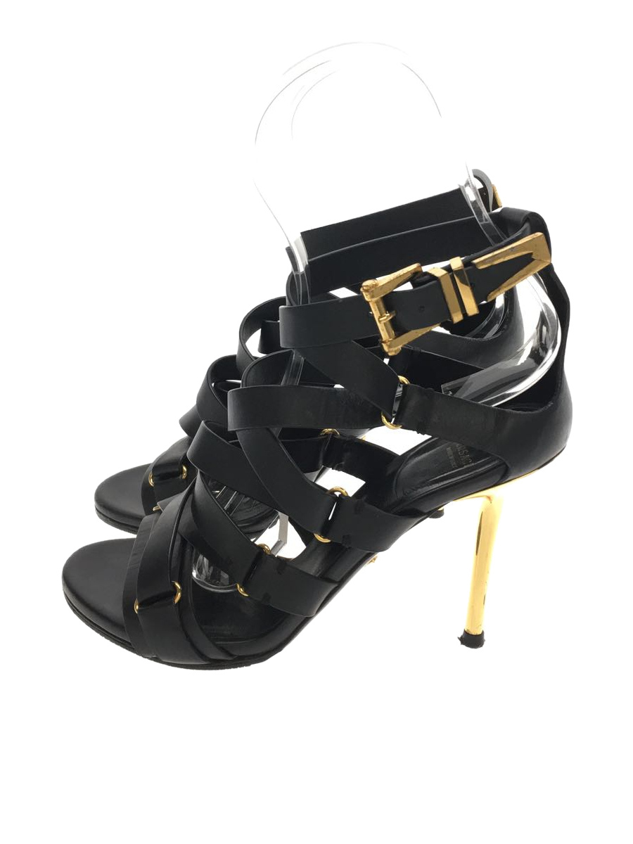 Versace /Gladiator Sandals/36/Black/Leather Shoes Bbm24 | eBay