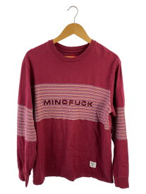 【中古】Supreme◆19AW/Mindfuck L/S Tee/長袖Tシャツ/M/コットン/BRD【メンズウェア】