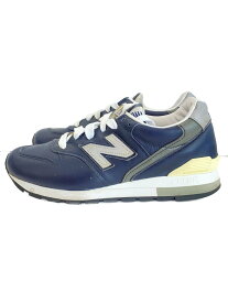 【中古】NEW BALANCE◆M996NCB/ネイビー/Made in USA/23cm/NVY【シューズ】