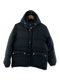 【中古】DANTON◆WHITE GOOSE DOWN SHORT JACKET/40/ポリエステル/BLK/JD-8988 NNT【メンズウェア】