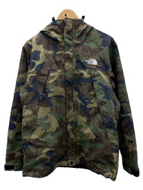 【中古】THE NORTH FACE◆NOVELTY SCOOP JACKET_ノベルティースクープジャケット/S/ナイロン/カモフラ【メンズウェア】