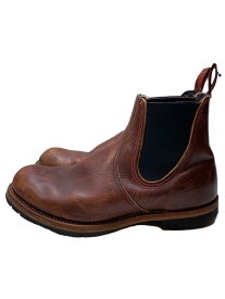 【中古】RED WING◆サイドゴアブーツ/26cm/BRW/レザー/2917【シューズ】