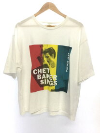 【中古】WACKO MARIA◆CHET BAKER/シャツ/XL/コットン/WHT/無地//【メンズウェア】