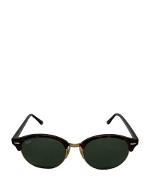 【中古】Ray-Ban◆CLUBROUND CLASSIC/サングラス/ウェリントン/ベッコウ柄/BRW/GRN/メンズ/RB4246/? NULL ?【服飾雑貨他】