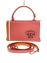 エミリオプッチ EMILIO PUCCI ハンドバッグ 総柄 赤 オレンジ 希少 