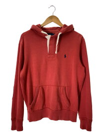 【中古】POLO RALPH LAUREN◆パーカー/M/コットン/RED/無地/MNBLKNIM1L00330/【レディースウェア】