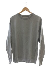 【中古】crepuscule◆スウェット/1/コットン/GRY/無地/2201-001【メンズウェア】