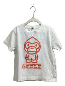 【中古】BABY MILO◆Tシャツ/120cm/コットン/ホワイト//【キッズ】