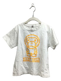 【中古】BABY MILO◆Tシャツ/120cm/コットン/ホワイト//【キッズ】