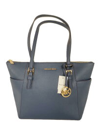 【中古】MICHAEL KORS◆CHARLOTTE LG TZ TOTE/トートバッグ/ネイビー/35T0GCFT7L【バッグ】