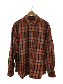 【中古】Supreme◆23SS/Pullover Plaid Flannel Shirt/L/コットン/ORN/チェック【メンズウェア】