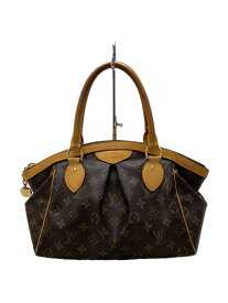 【中古】LOUIS VUITTON◆ティヴォリPM_モノグラム・キャンバス_BRW/PVC/BRW/総柄【バッグ】