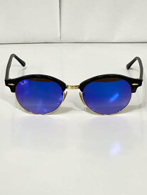 【中古】Ray-Ban◆サングラス/ウェリントン/プラスチック/BLK/メンズ/RB4246【服飾雑貨他】