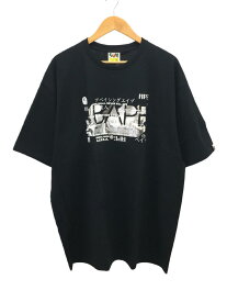 【中古】A BATHING APE◆Tシャツ/--/コットン/BLK/001TEG201044X/サイズ3XL【メンズウェア】