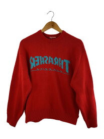 【中古】Supreme◆Thrasher Sweater/ニット・セーター(厚手)/S/アクリル【メンズウェア】