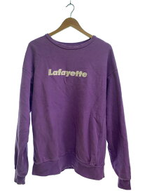 【中古】Lafayette◆LAFAYETTE Logo US Cotton Crew Neck Sweahirt/PUP/LFT18AW018【メンズウェア】