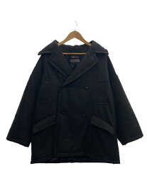 【中古】IS-NESS◆イズネス/21AW/BIG PADDING COAT/M/ポリエステル/ブラック/1003AWCOAT02【メンズウェア】