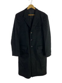 【中古】YOHJI YAMAMOTO◆ステンカラーコート/2/カシミア/BLK/HJ-JO3-142【メンズウェア】