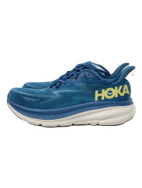 【中古】HOKA ONE ONE◆ローカットスニーカー/25cm/BLU/1127895 MOBS/ホカオネオネ/ブルー/クリフトン9【シューズ】