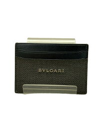 【中古】BVLGARI◆カードケース/レザー/メンズ/32584【服飾雑貨他】