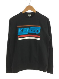 【中古】KENZO◆スウェット/S/コットン/BLK/F855SW1784MB【メンズウェア】