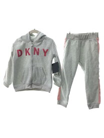 【中古】DKNY(DONNA KARAN NEW YORK)◆セットアップ/--/コットン/GRY【キッズ】