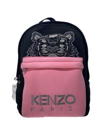 【中古】KENZO◆リュック/ポリエステル/BLK/f855sf300fn2【バッグ】