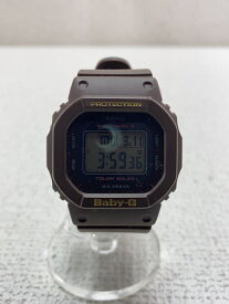 【中古】CASIO◆ソーラー腕時計/デジタル/ラバー/BRW/BRW/BGD-5000UET【服飾雑貨他】