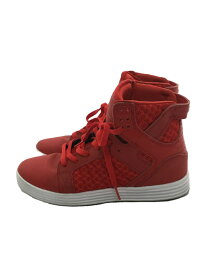 【中古】SUPRA◆ハイカットスニーカー/27cm/RED【シューズ】