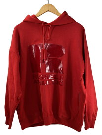 【中古】RUSSELL ATHLETIC◆20AW T/C Pullover Parka/パーカー/M/コットン/RED/プリント【メンズウェア】