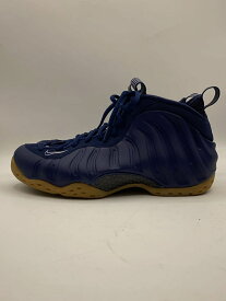 【中古】NIKE◆AIR FOAMPOSITE ONE/エアフォームポジットワン/ネイビー/314996-405/27cm/NVY【シューズ】