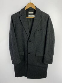 【中古】BEAUTY&YOUTH UNITED ARROWS◆チェスターコート/M/ウール/GRY/1225-139-7347【メンズウェア】