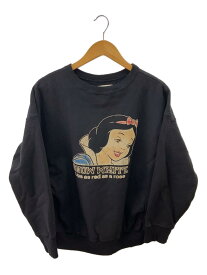 【中古】BOWWOW◆SNOW WHITE SWEAT SHIRTS/フロッキープリントM/コットン/BLK/BW2302-SWSS【メンズウェア】