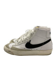 【中古】NIKE◆BLAZER MID 77 VNTG/ブレーザーミッドビンテージ/ホワイト/BQ6806-100/24.5cm//【シューズ】