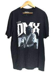 【中古】Tシャツ/XL/コットン/BLK【メンズウェア】